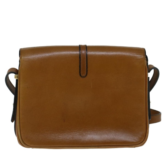 BALLY Shoulder Bag Leather Brown Auth ac2272 - Picture 2 of 16